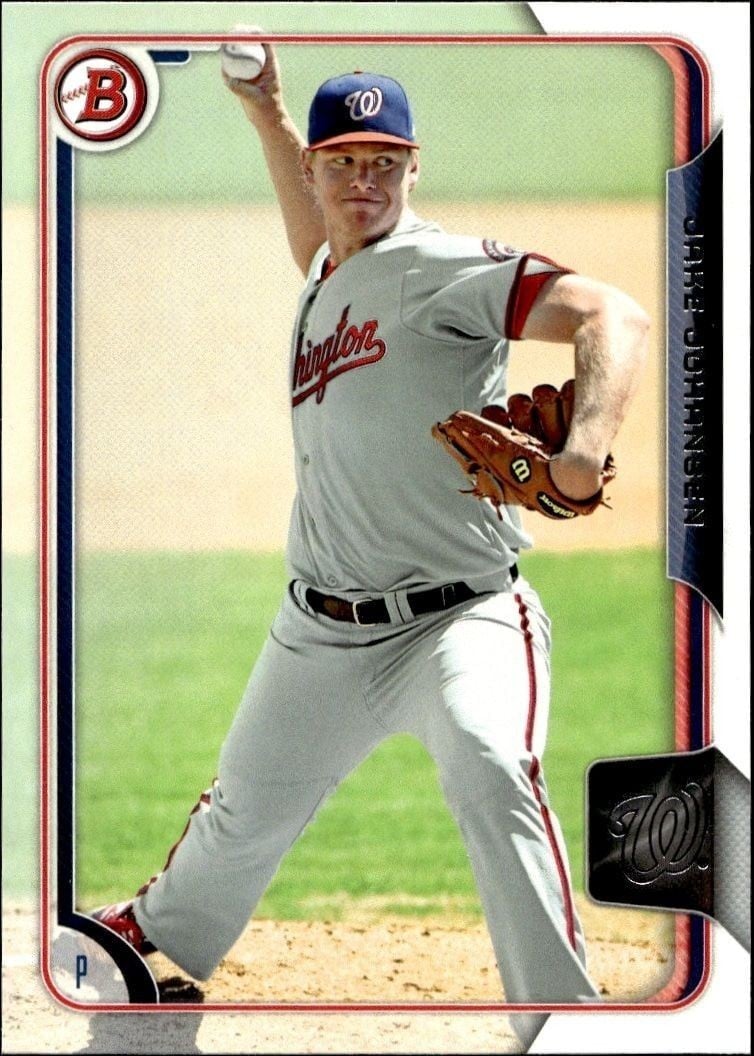 2015 Bowman Draft Jake Johansen #BP130 trading card