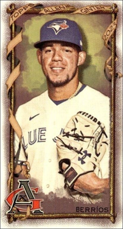 2023 Topps Allen & Ginter Jose Berrios #179 trading card