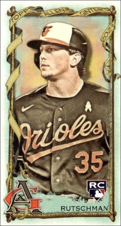 2023 Topps Allen & Ginter Adley Rutschman #68 trading card