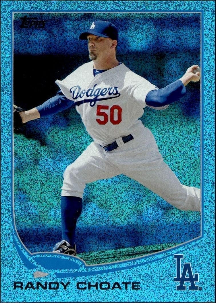 Randy Choate 2013 Topps #182 Baseball Trading Card - Front 2013 Topps Randy Choate #182 baseball trading card front