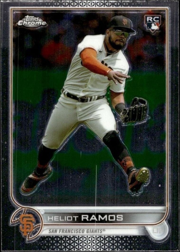 Heliot Ramos 2022 Topps Chrome Update #USC194 Baseball Trading Card - Front 2022 Topps Chrome Update Heliot Ramos #USC194 baseball trading card front