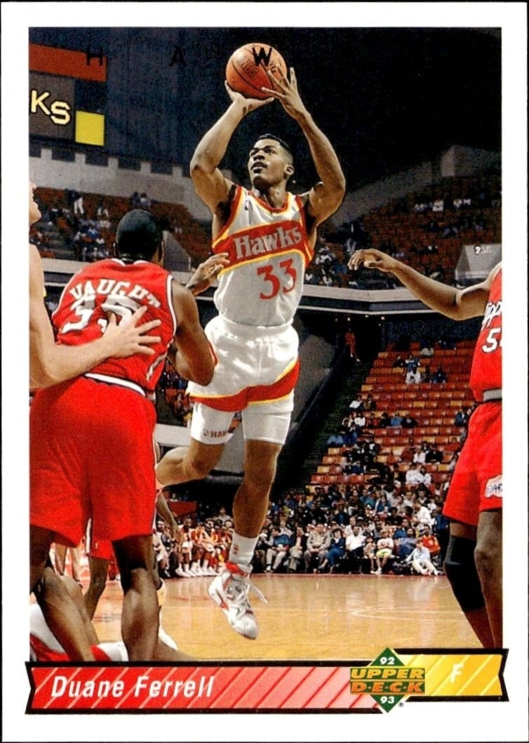 1992-93 Upper-Deck Duane Ferrell #166 trading card