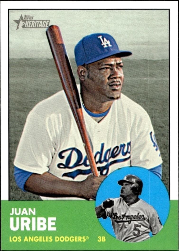 2012 Topps Heritage High Number Juan Uribe #H668 trading card