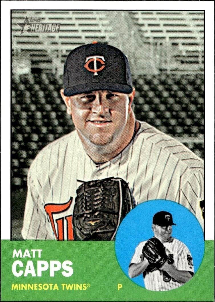 Matt Capps 2012 Topps #H604 Baseball Trading Card - Front 2012 Topps Matt Capps #H604 baseball trading card front