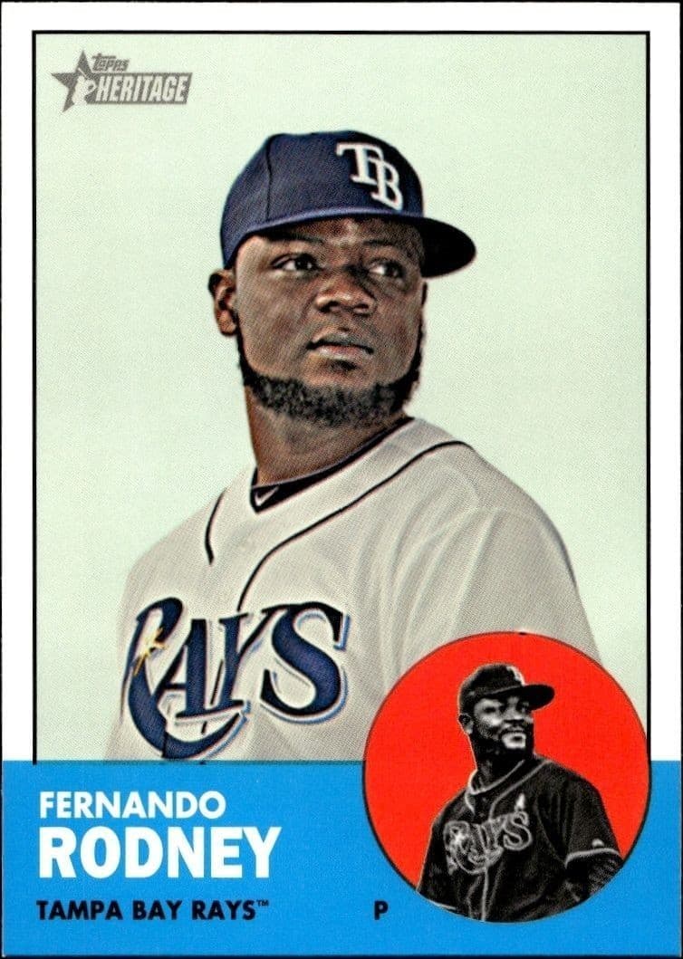 2012 Topps Heritage High Number Fernando Rodney #H620 trading card
