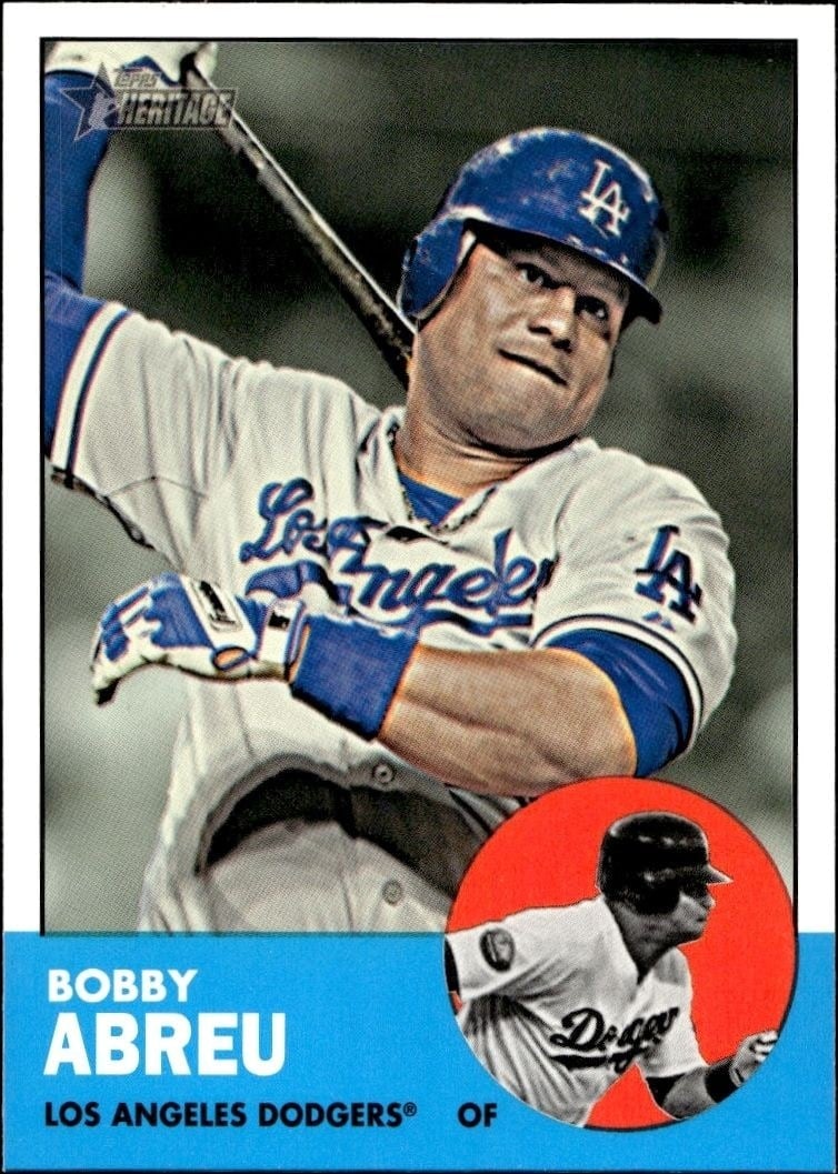 Bobby Abreu 2012 Topps #H669 Baseball Trading Card - Front 2012 Topps Bobby Abreu #H669 baseball trading card front