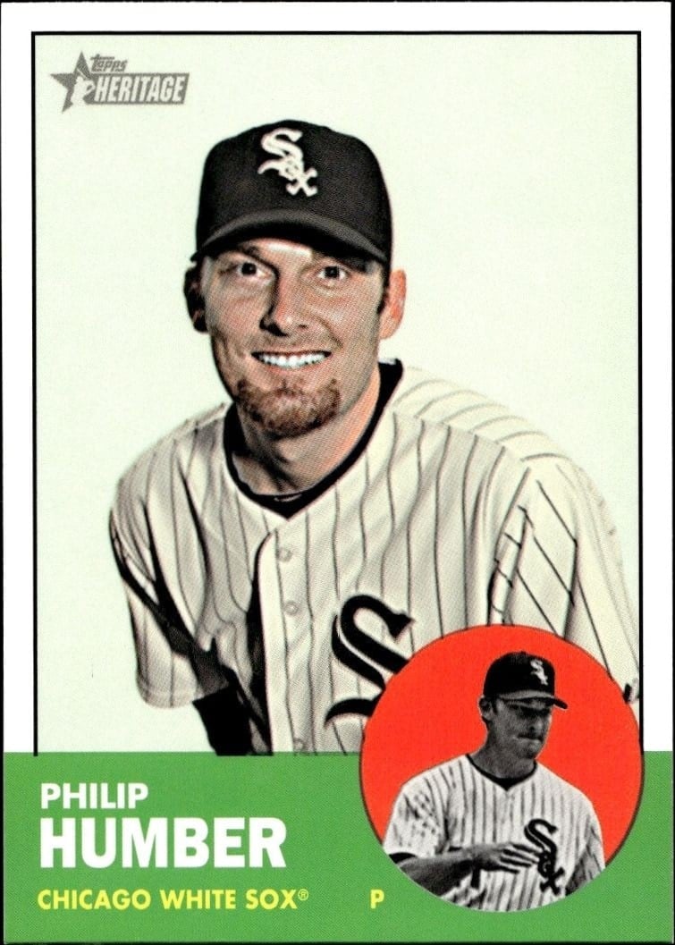 Philip Humber 2012 Topps #H601 Baseball Trading Card - Front 2012 Topps Philip Humber #H601 baseball trading card front