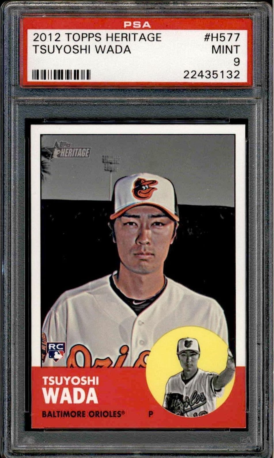 2012 Topps Heritage High Number Tsuyoshi Wada #H577 trading card