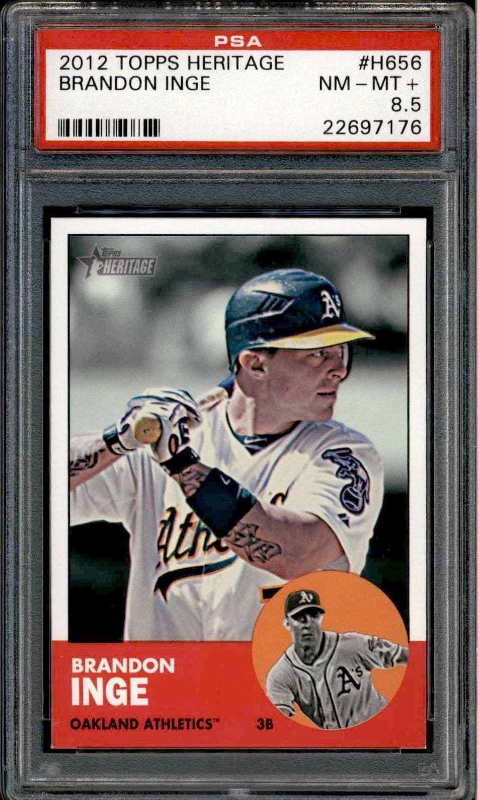 2012 Topps Heritage High Number Brandon Inge #H656 trading card