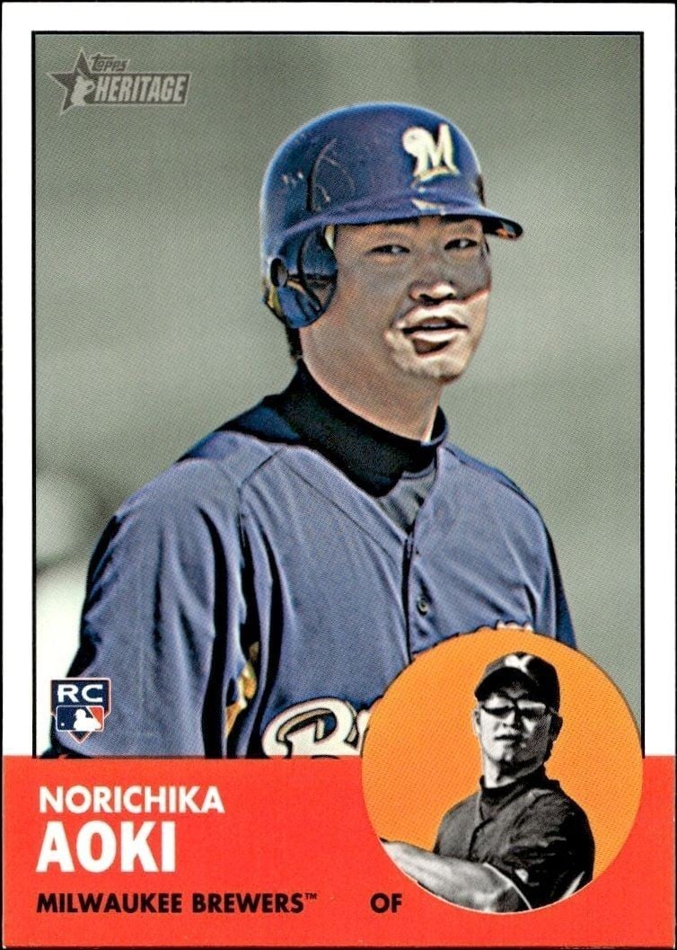 2012 Topps Heritage High Number Norichika Aoki #H640 trading card