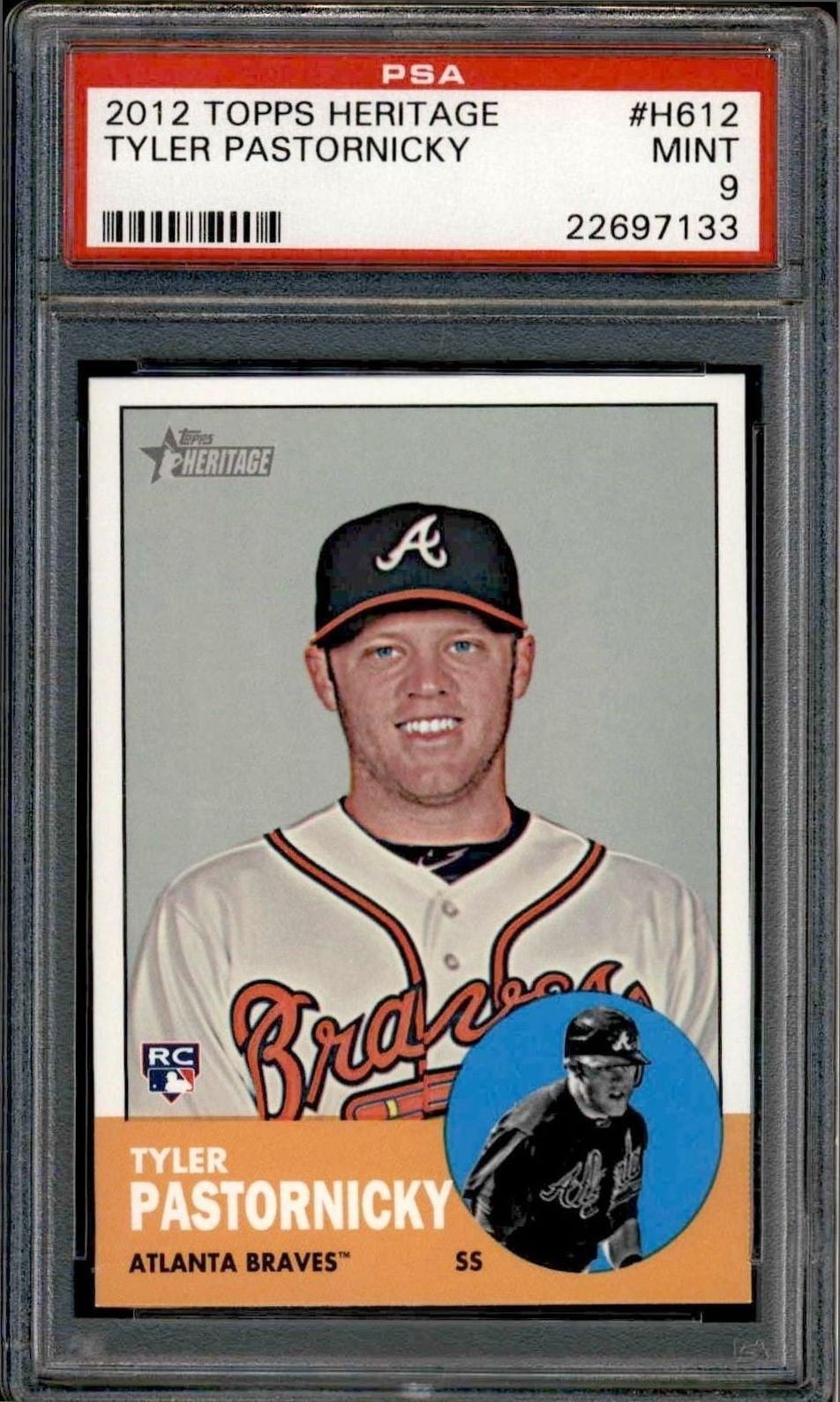 2012 Topps Heritage High Number Tyler Pastornicky #H612 trading card