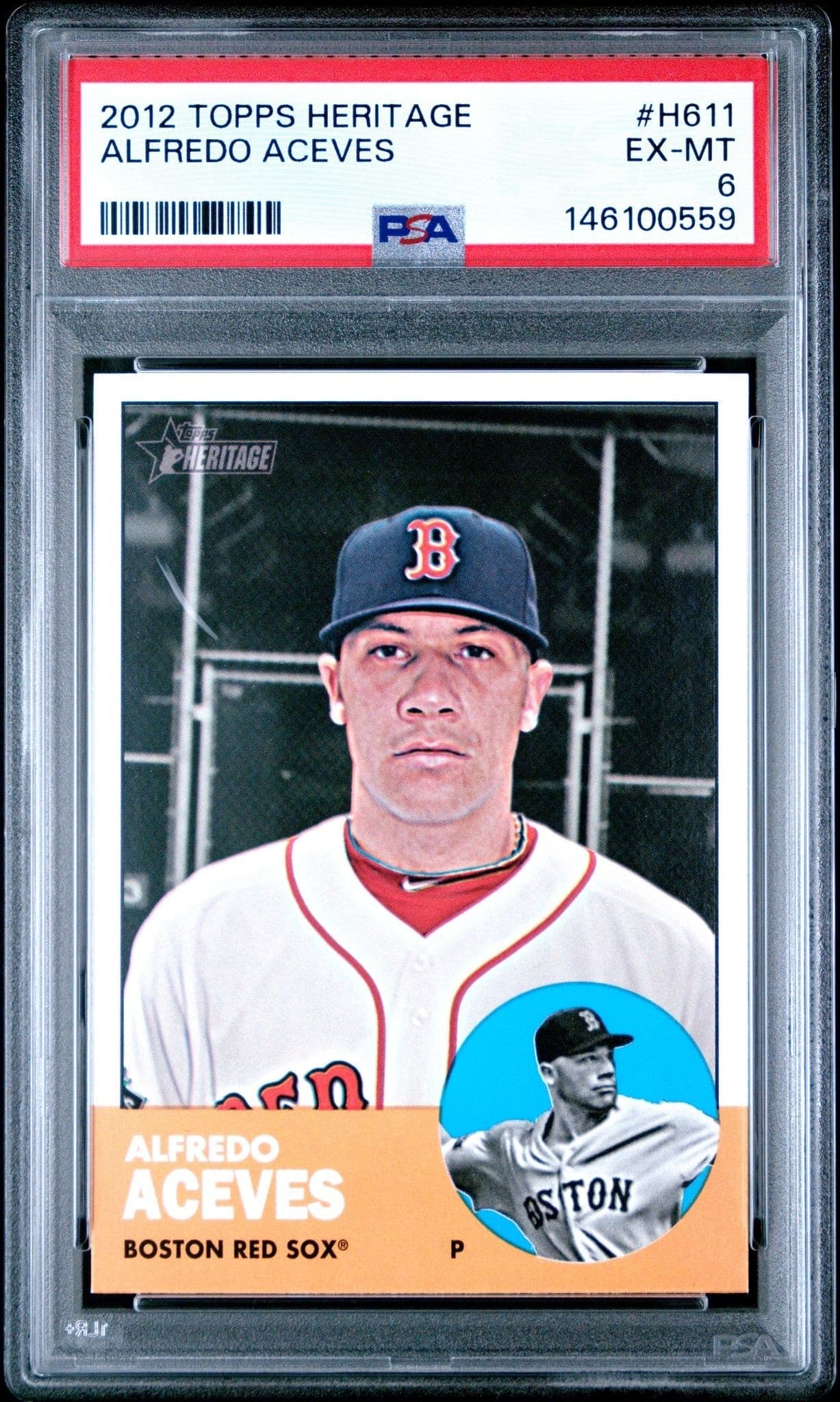 2012 Topps Heritage High Number Alfredo Aceves #H611 trading card