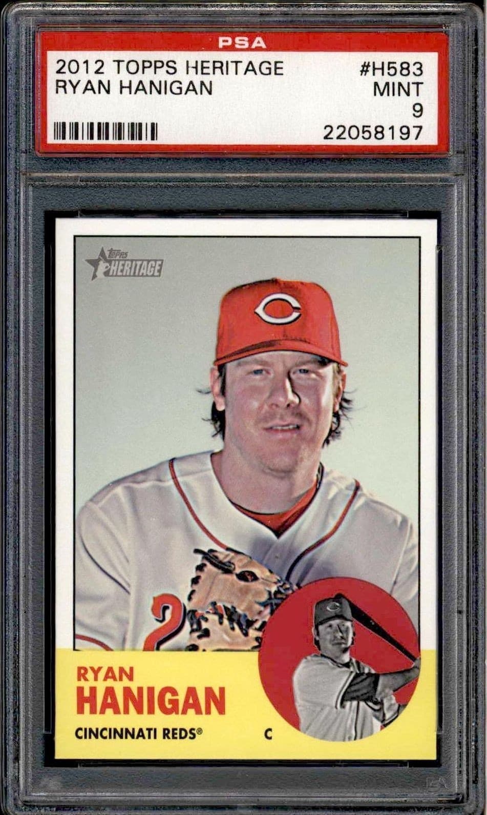 2012 Topps Heritage High Number Ryan Hanigan #H583 trading card