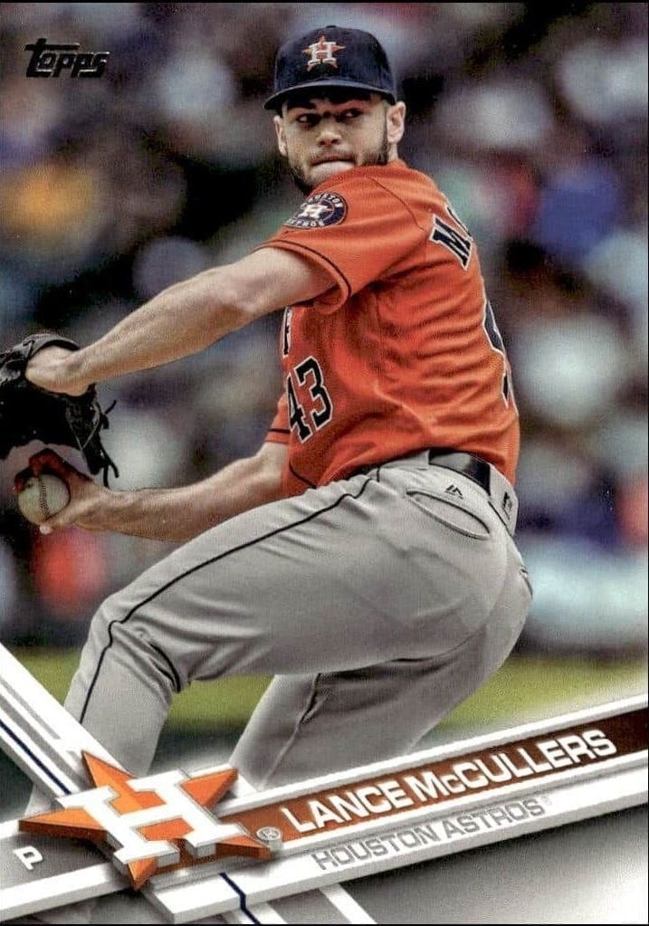 Lance McCullers 2017 Topps #16 Baseball Trading Card - Front 2017 Topps Lance McCullers #16 baseball trading card front
