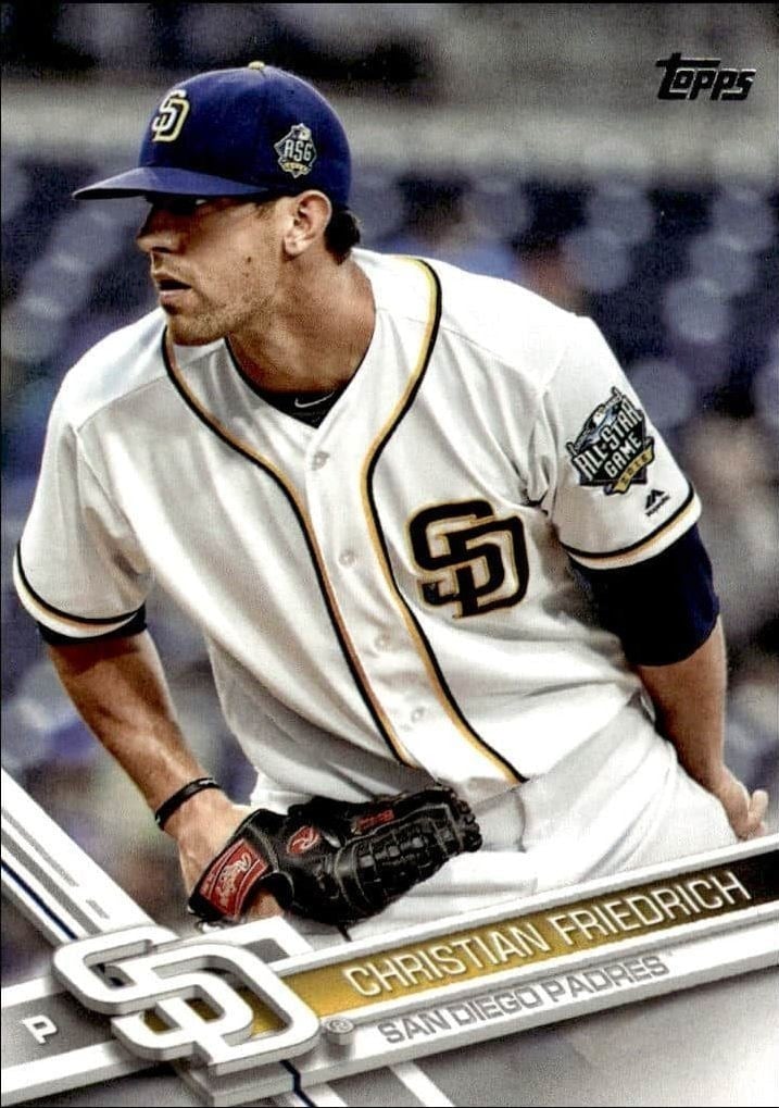Christian Friedrich 2017 Topps #24 Baseball Trading Card - Front 2017 Topps Christian Friedrich #24 baseball trading card front
