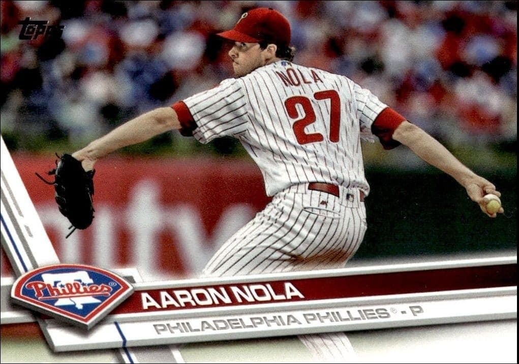 2017 Topps Series 1 Aaron Nola #340 trading card