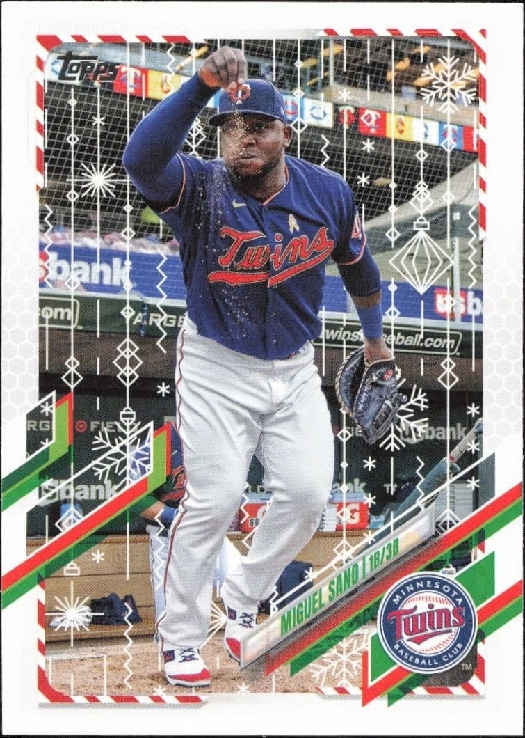 2021 Topps Holiday Miguel Sano #HW164 trading card