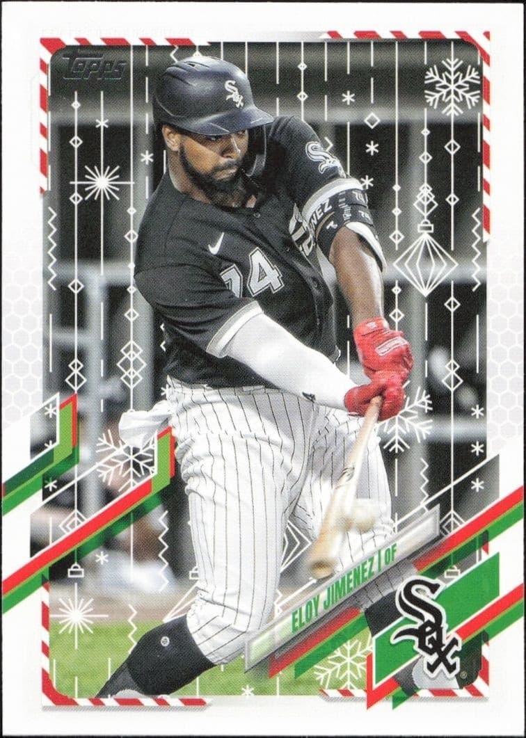 2021 Topps Holiday Eloy Jimenez #HW183 trading card