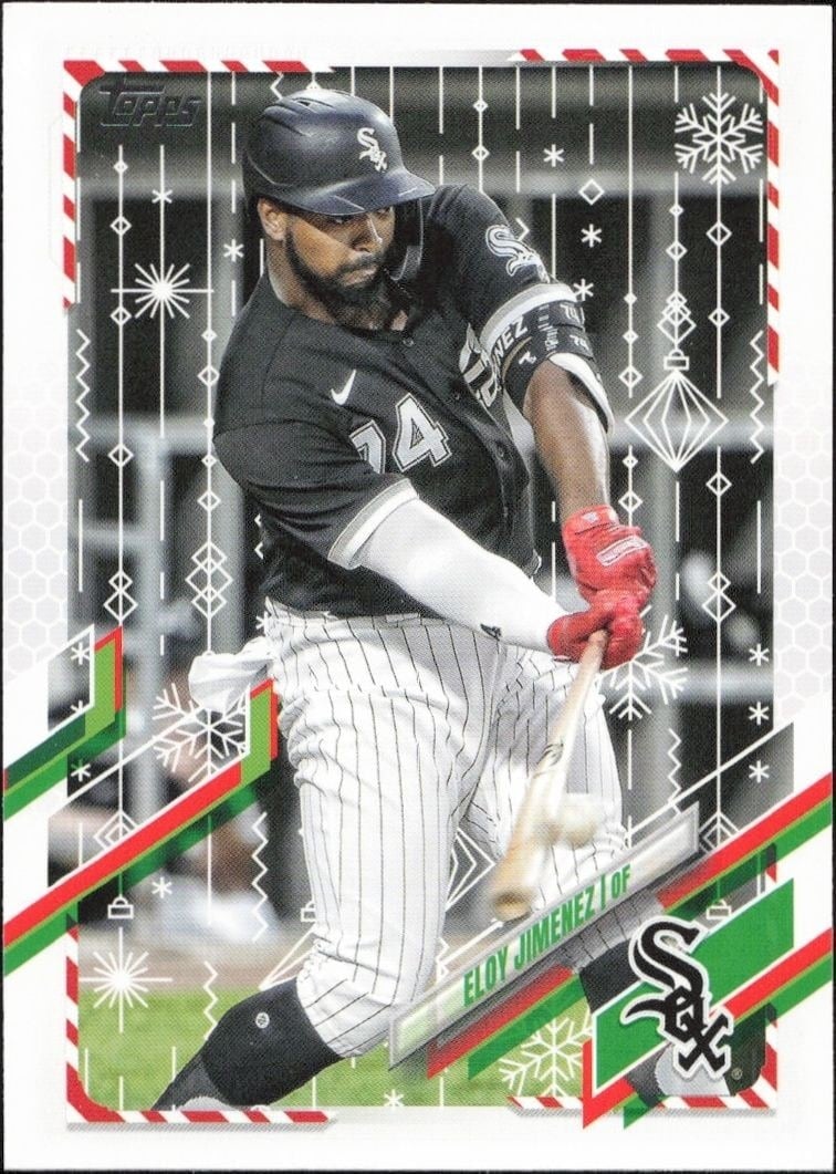 2021 Topps Holiday Eloy Jimenez #HW183 trading card