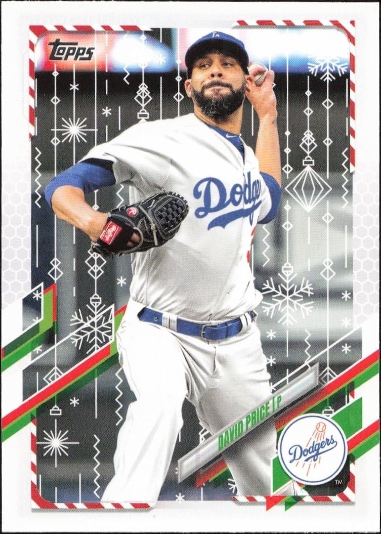 2021 Topps Holiday David Price #HW89 trading card