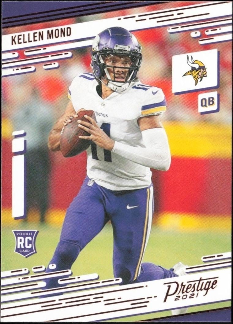 Kellen Mond 2021 Panini Chronicles #206 Football Trading Card - Front 2021 Panini Chronicles Kellen Mond #206 football trading card front