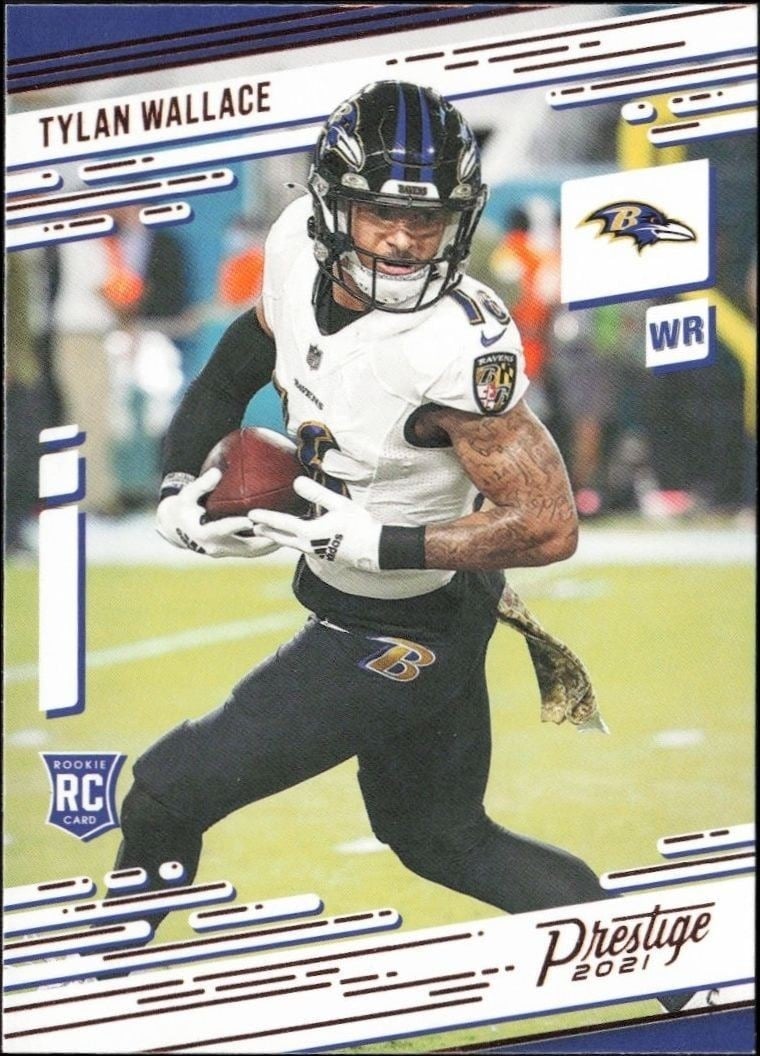 Tylan Wallace 2021 Panini Chronicles #225 Football Trading Card - Front 2021 Panini Chronicles Tylan Wallace #225 football trading card front