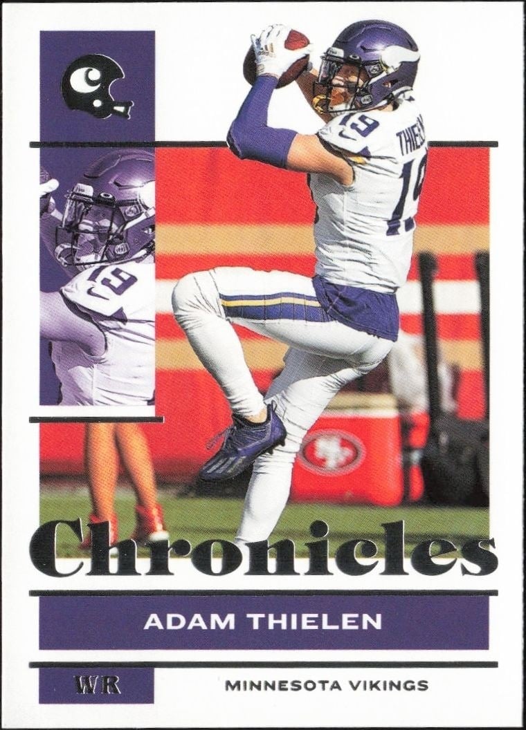 Adam Thielen 2021 Panini Chronicles #53 Football Trading Card - Front 2021 Panini Chronicles Adam Thielen #53 football trading card front