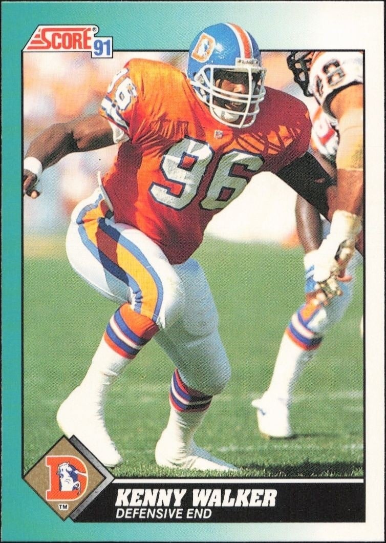 1991 Score Supplemental Kenny Walker #69T trading card