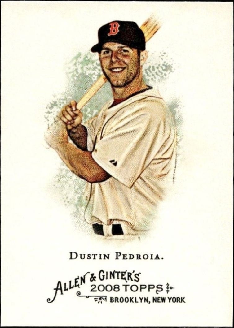 2008 Topps Allen & Ginter Dustin Pedroia #62 trading card
