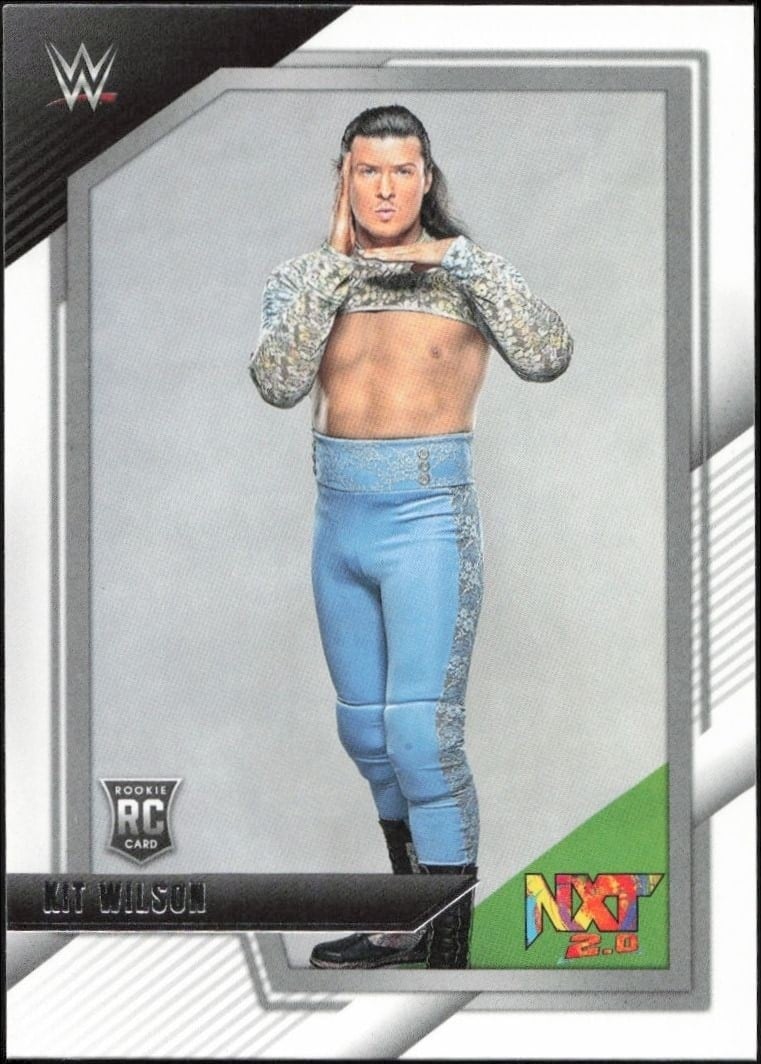 Kit Wilson 2022 Panini NXT 2.0 WWE #50 Wrestling Trading Card - Front 2022 Panini NXT 2.0 WWE Kit Wilson #50 wrestling trading card front