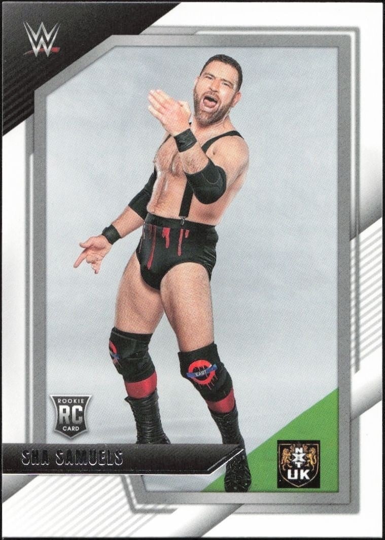 Sha Samuels 2022 Panini NXT 2.0 WWE #70 Wrestling Trading Card - Front 2022 Panini NXT 2.0 WWE Sha Samuels #70 wrestling trading card front