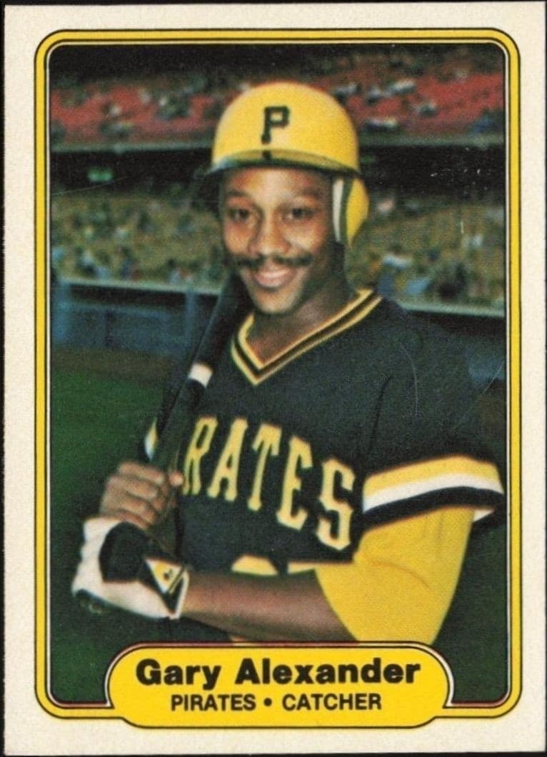1982 Fleer Gary Alexander #475 trading card