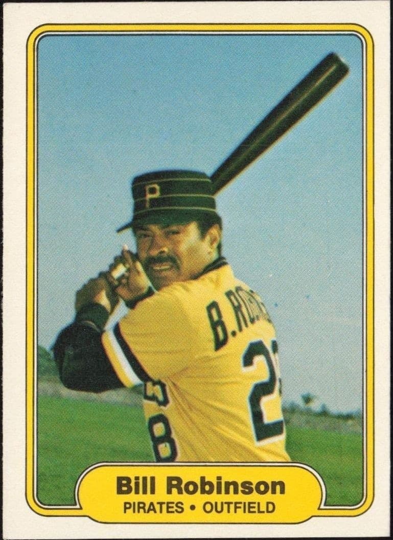 1982 Fleer Bill Robinson #494 trading card