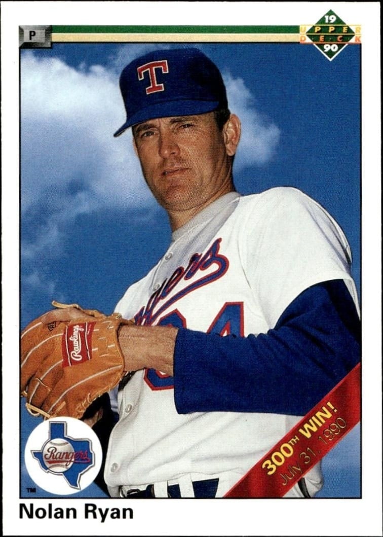 1990 Upper-Deck Nolan Ryan #734 trading card