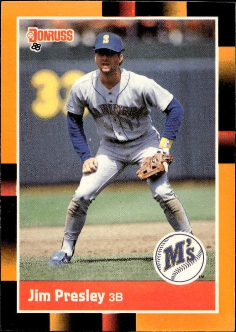 1988 Donruss Baseball's Best Jim Presley #219 trading card