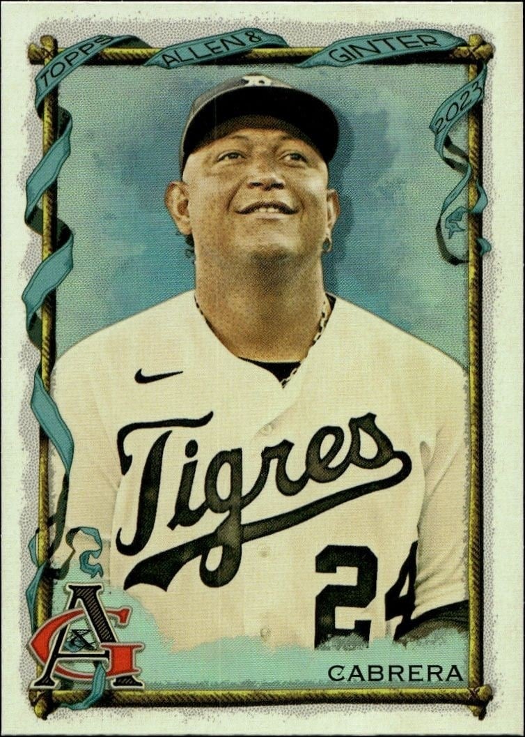 2023 Topps Allen & Ginter Miguel Cabrera #139 trading card