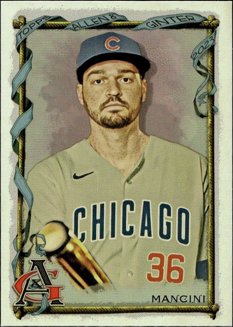 Trey Mancini 2023 Topps Allen & Ginter #81 Baseball Trading Card - Front 2023 Topps Allen & Ginter Trey Mancini #81 baseball trading card front