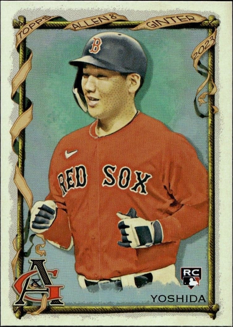 Masataka Yoshida 2023 Topps Allen & Ginter #269 Baseball Trading Card - Front 2023 Topps Allen & Ginter Masataka Yoshida #269 baseball trading card front