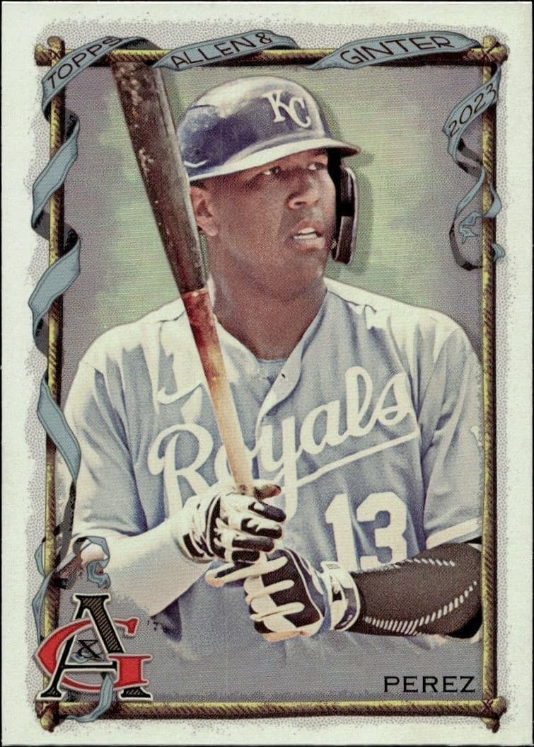 2023 Topps Allen & Ginter Salvador Perez #24 trading card