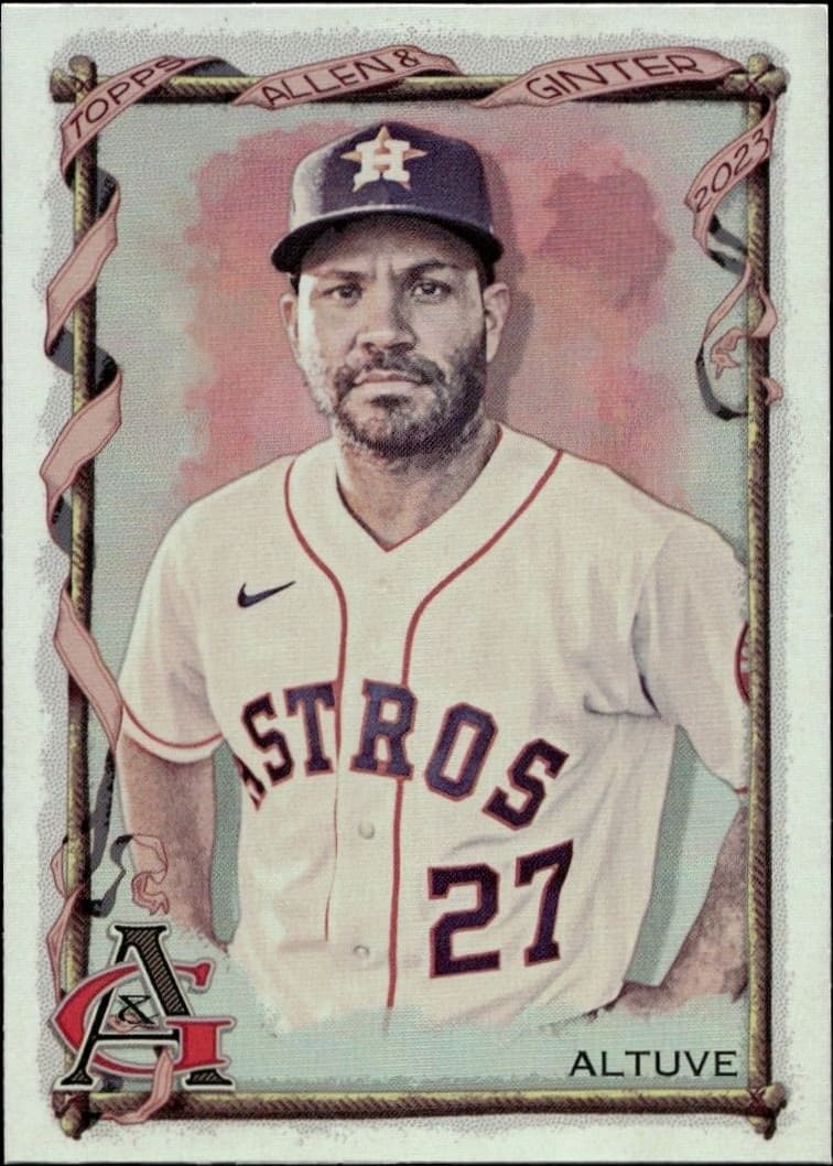 2023 Topps Allen & Ginter Jose Altuve #156 trading card