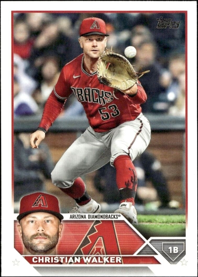 2023 Topps Series 2 Christian Walker #639 trading card