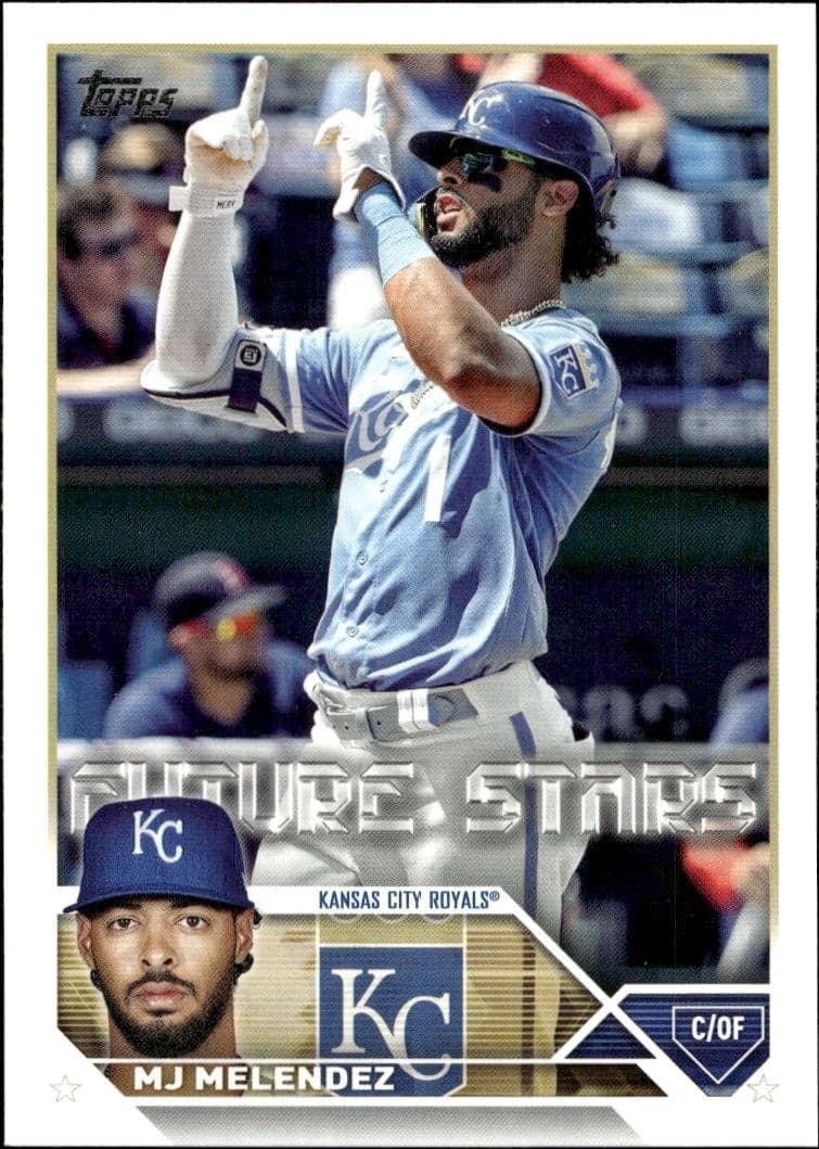 2023 Topps Series 2 MJ Melendez #587 trading card