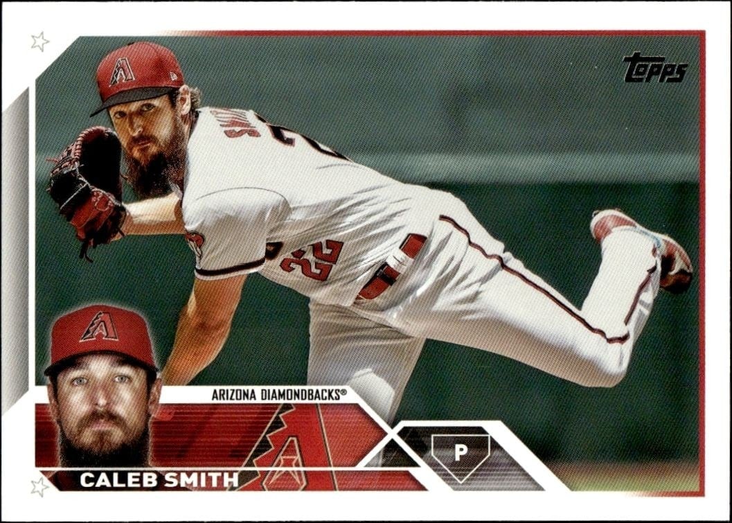 Caleb Smith 2023 Topps #191 Baseball Trading Card - Front 2023 Topps Caleb Smith #191 baseball trading card front