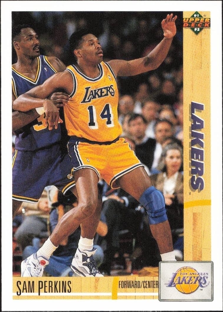 1991-92 Upper-Deck Sam Perkins #144 trading card