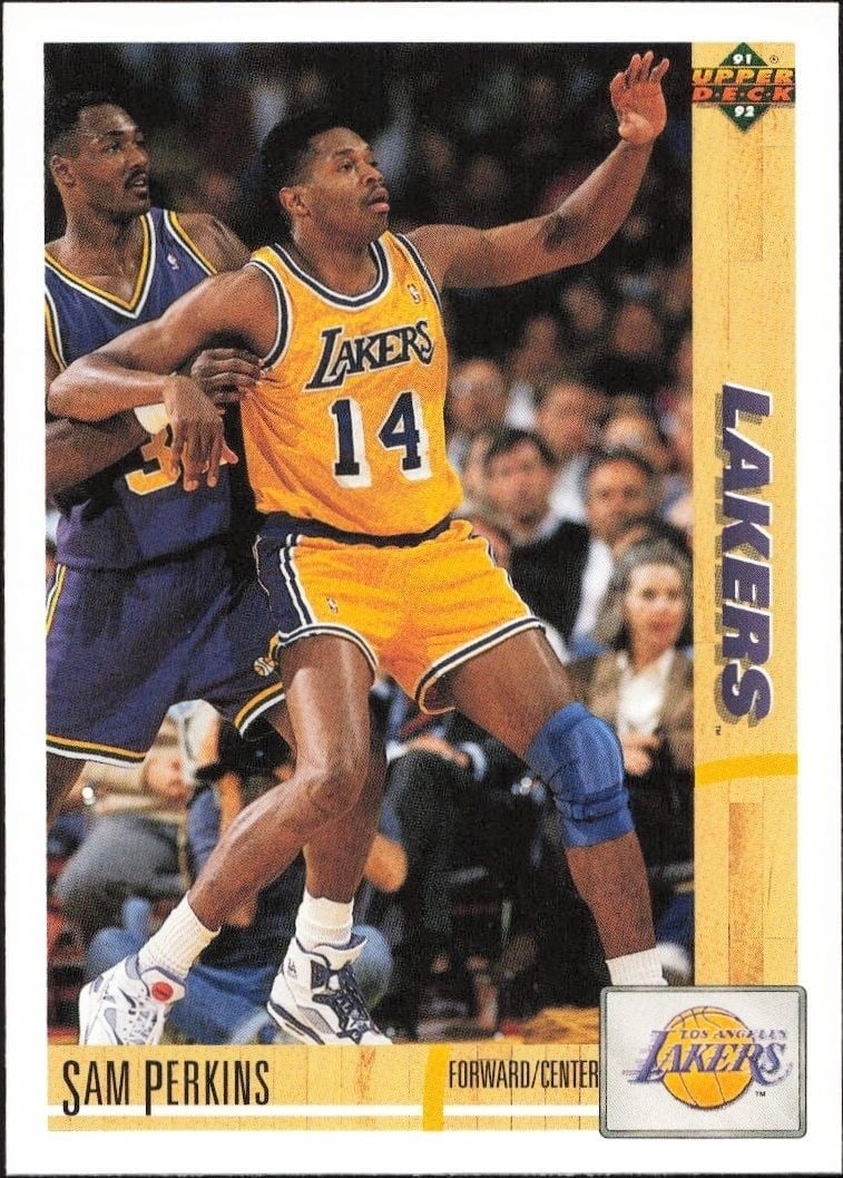 1991-92 Upper-Deck Sam Perkins #144 trading card