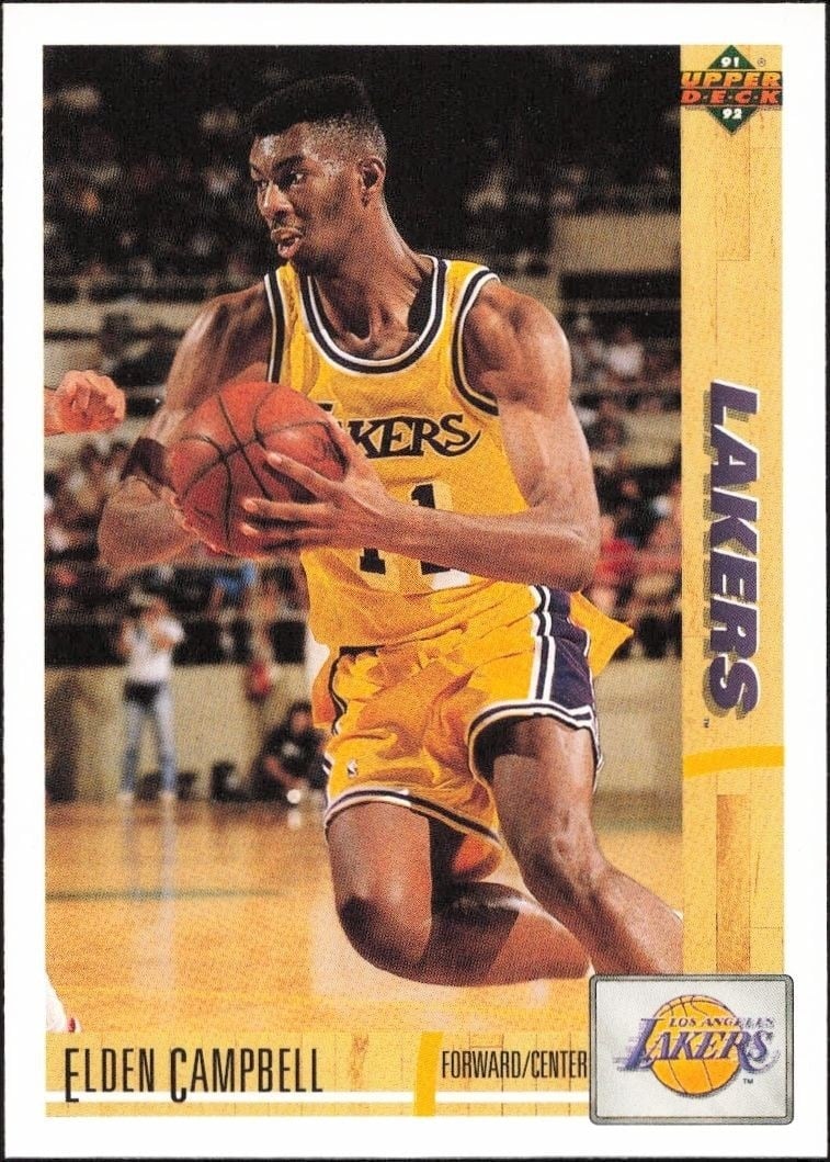 1991-92 Upper-Deck Elden Campbell #126 trading card