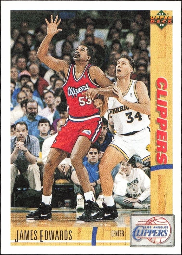 1991-92 Upper-Deck James Edwards #416 trading card