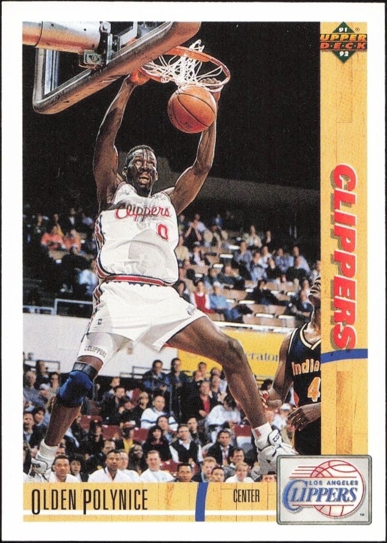1991-92 Upper-Deck Olden Polynice #140 trading card