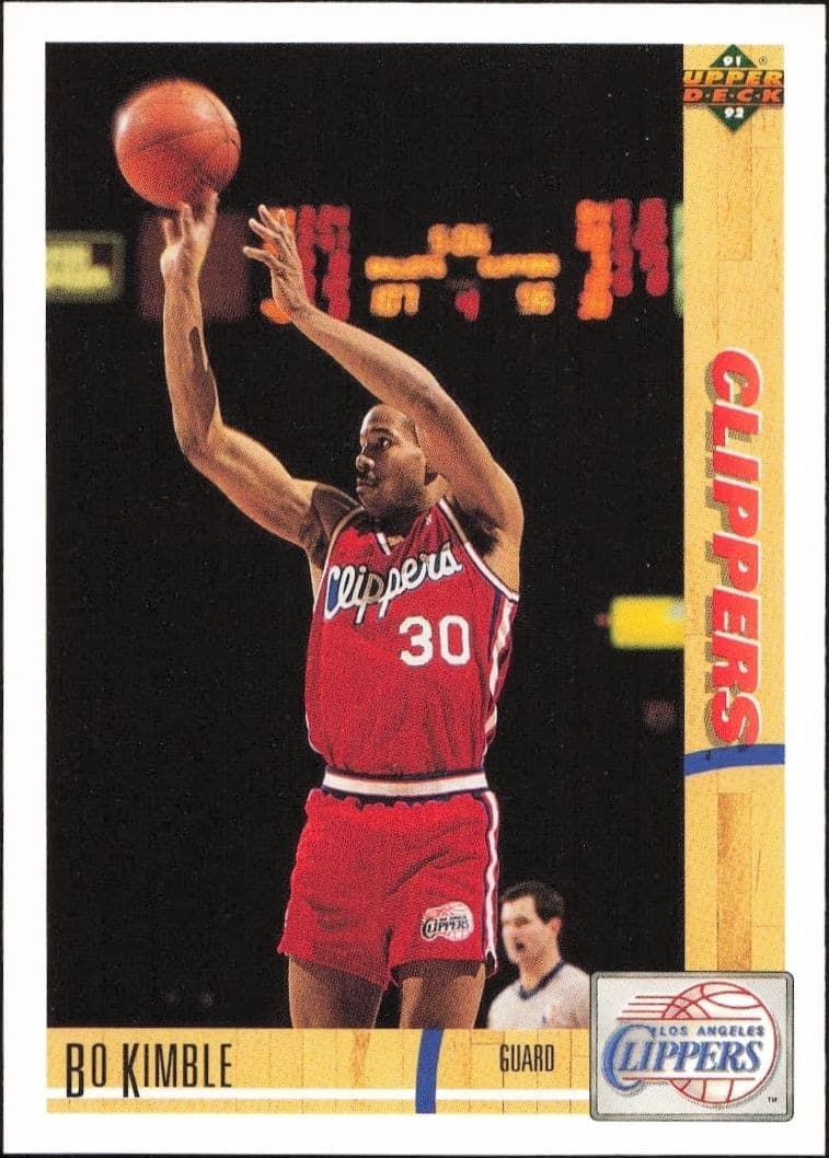1991-92 Upper-Deck Bo Kimble #114 trading card
