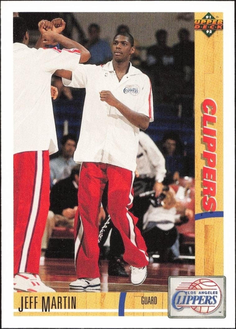 1991-92 Upper-Deck Jeff Martin #162 trading card